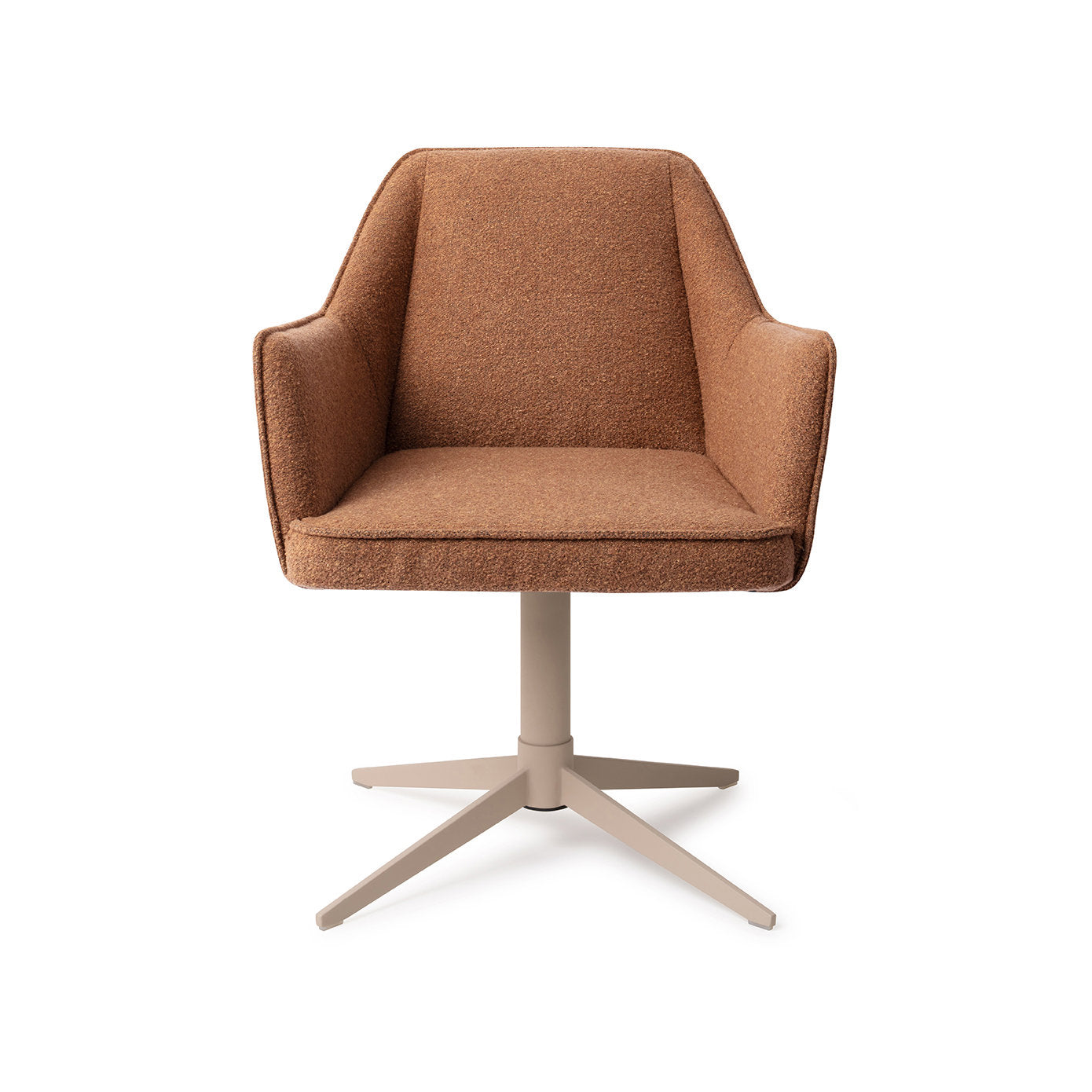Jesper Home Tome Cinnamon Bun Eetkamerstoel - Quad Beige - KwaliteitWonen.nl