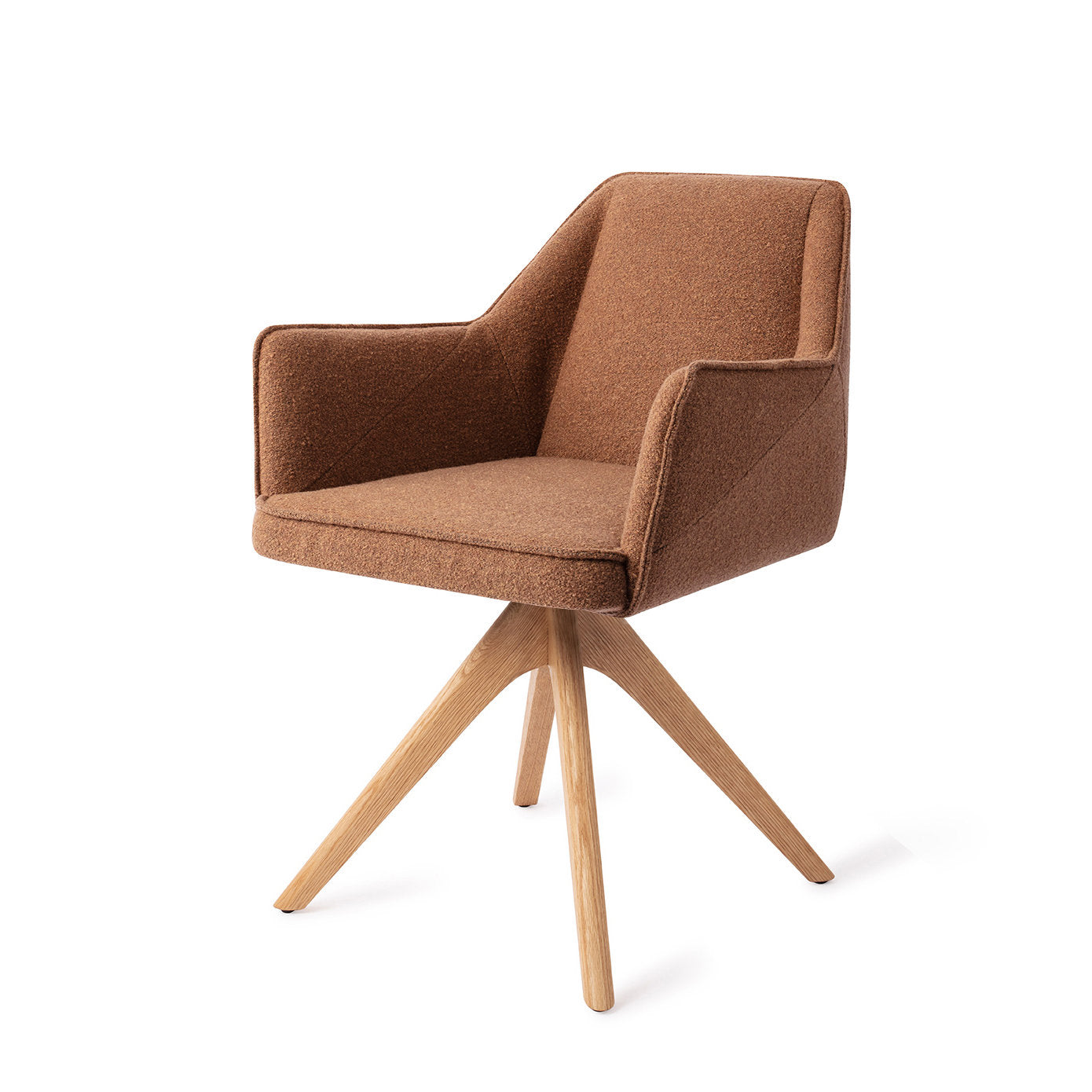 Jesper Home Tome Cinnamon Bun Eetkamerstoel - Revolve Oak Natural-Kwaliteitwonen.nl