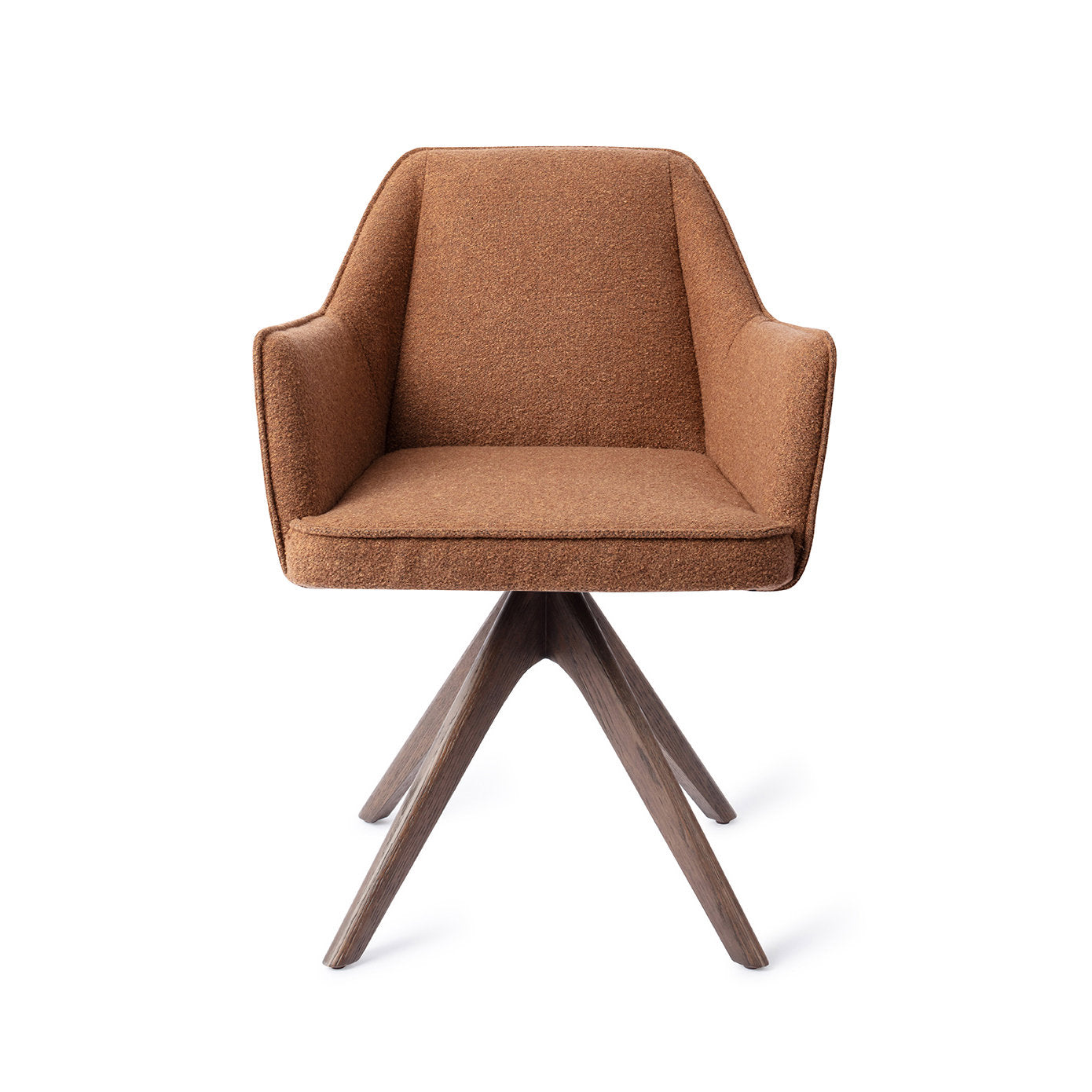 Jesper Home Tome Cinnamon Bun Eetkamerstoel - Revolve Oak Walnut - KwaliteitWonen.nl