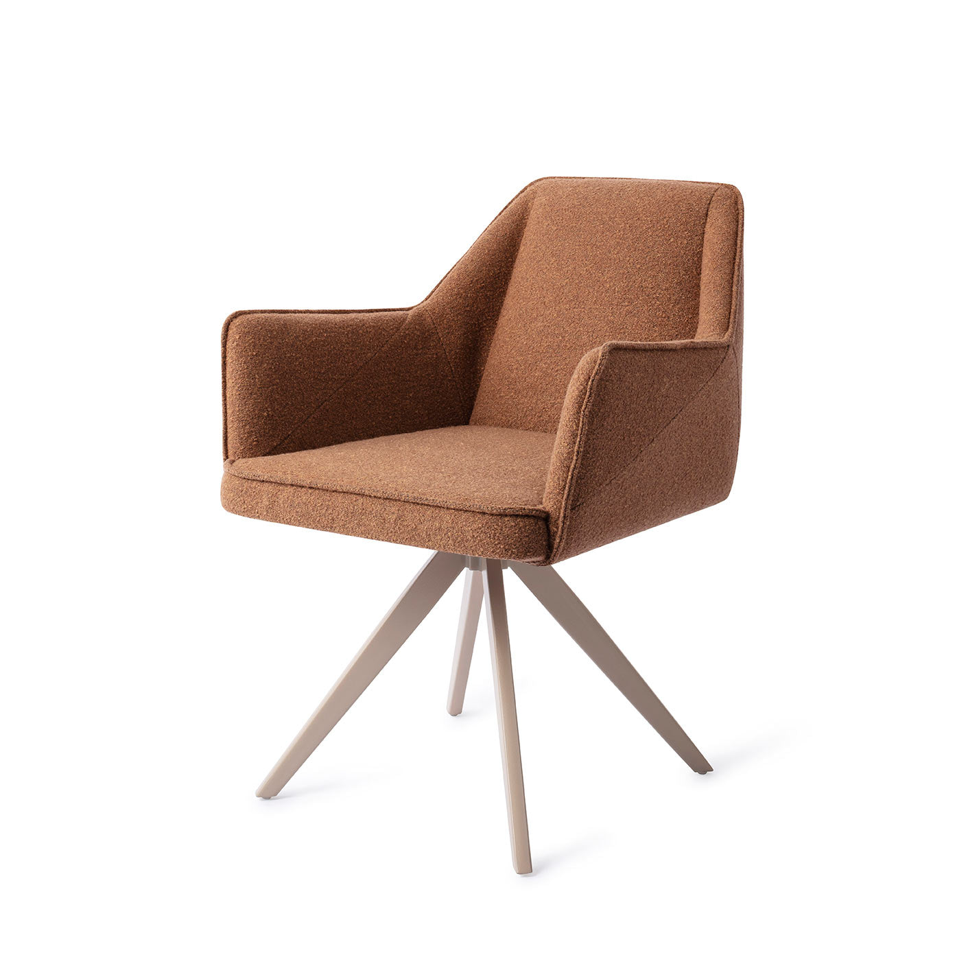 Jesper Home Tome Cinnamon Bun Eetkamerstoel - Turn Beige - KwaliteitWonen.nl