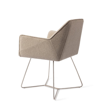 Jesper Home Tome Great Greige Eetkamerstoel - Beehive Steel - KwaliteitWonen.nl