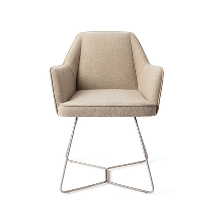 Jesper Home Tome Great Greige Eetkamerstoel - Beehive Steel - KwaliteitWonen.nl