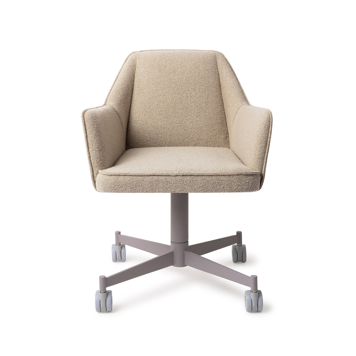 Jesper Home Tome Great Greige Eetkamerstoel - Caster Grey - KwaliteitWonen.nl