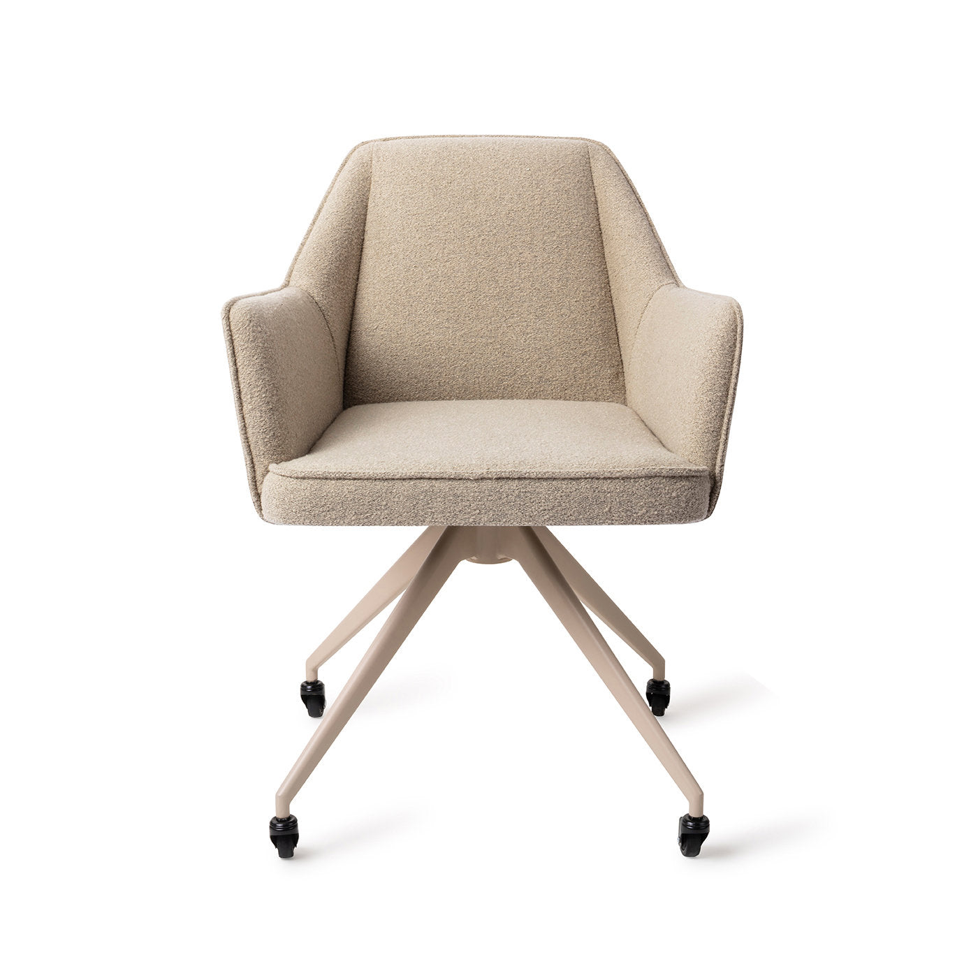 Jesper Home Tome Great Greige Eetkamerstoel - Glide Beige - KwaliteitWonen.nl