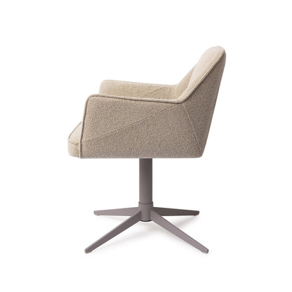 Jesper Home Tome Great Greige Eetkamerstoel - Quad Grey - KwaliteitWonen.nl