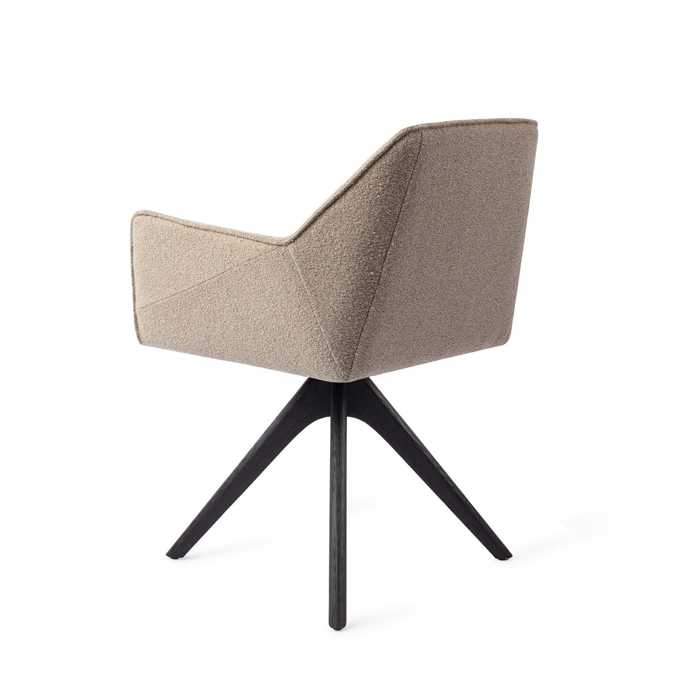 Jesper Home Tome Great Greige Eetkamerstoel - Revolve Oak Black - KwaliteitWonen.nl