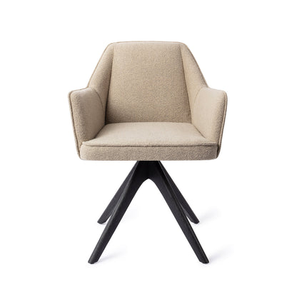 Jesper Home Tome Great Greige Eetkamerstoel - Revolve Oak Black - KwaliteitWonen.nl