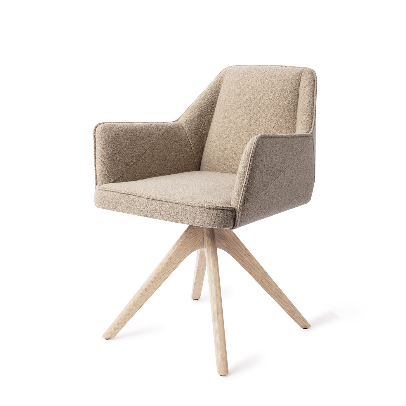Jesper Home Tome Great Greige Eetkamerstoel - Revolve Oak Bleach - KwaliteitWonen.nl