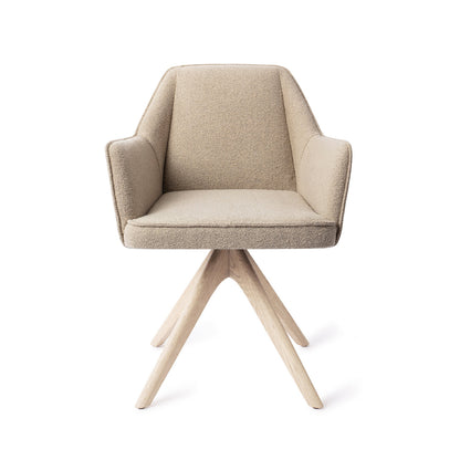Jesper Home Tome Great Greige Eetkamerstoel - Revolve Oak Bleach - KwaliteitWonen.nl