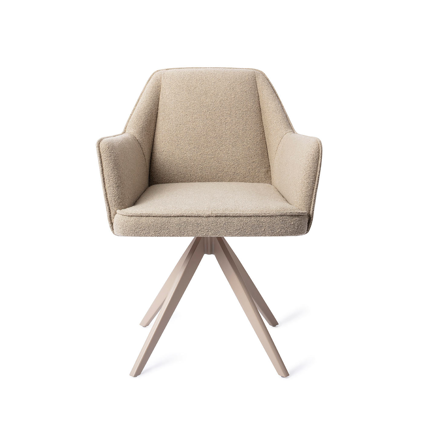 Jesper Home Tome Great Greige Eetkamerstoel - Turn Beige - KwaliteitWonen.nl
