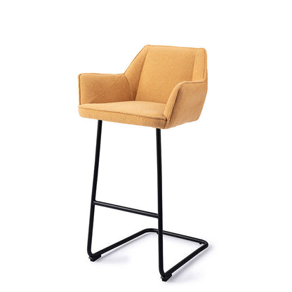 Jesper Home Tome Idaho Potato Barkruk - Arch Black - KwaliteitWonen.nl