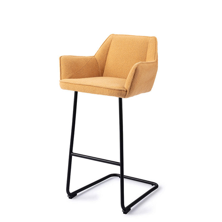 Jesper Home Tome Idaho Potato Barkruk - Arch Black - KwaliteitWonen.nl