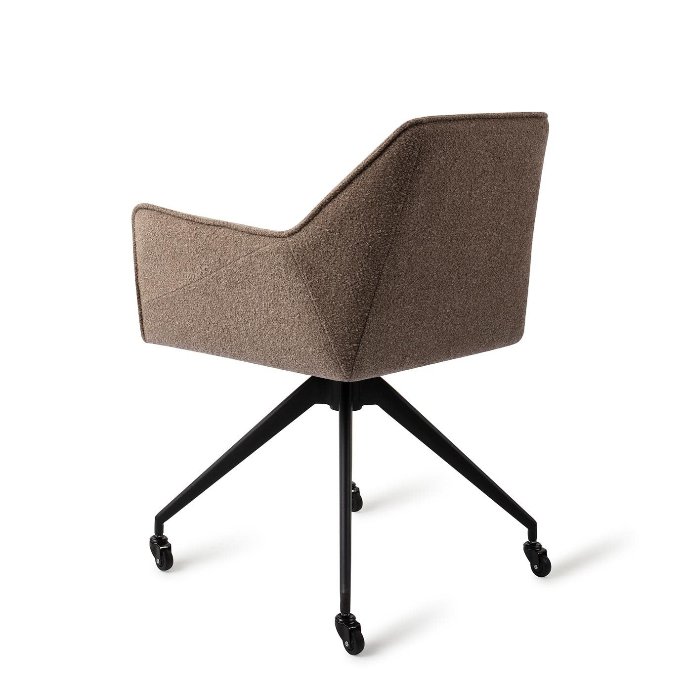 Jesper Home Tome Idaho Potato Eetkamerstoel - Glide Black - KwaliteitWonen.nl