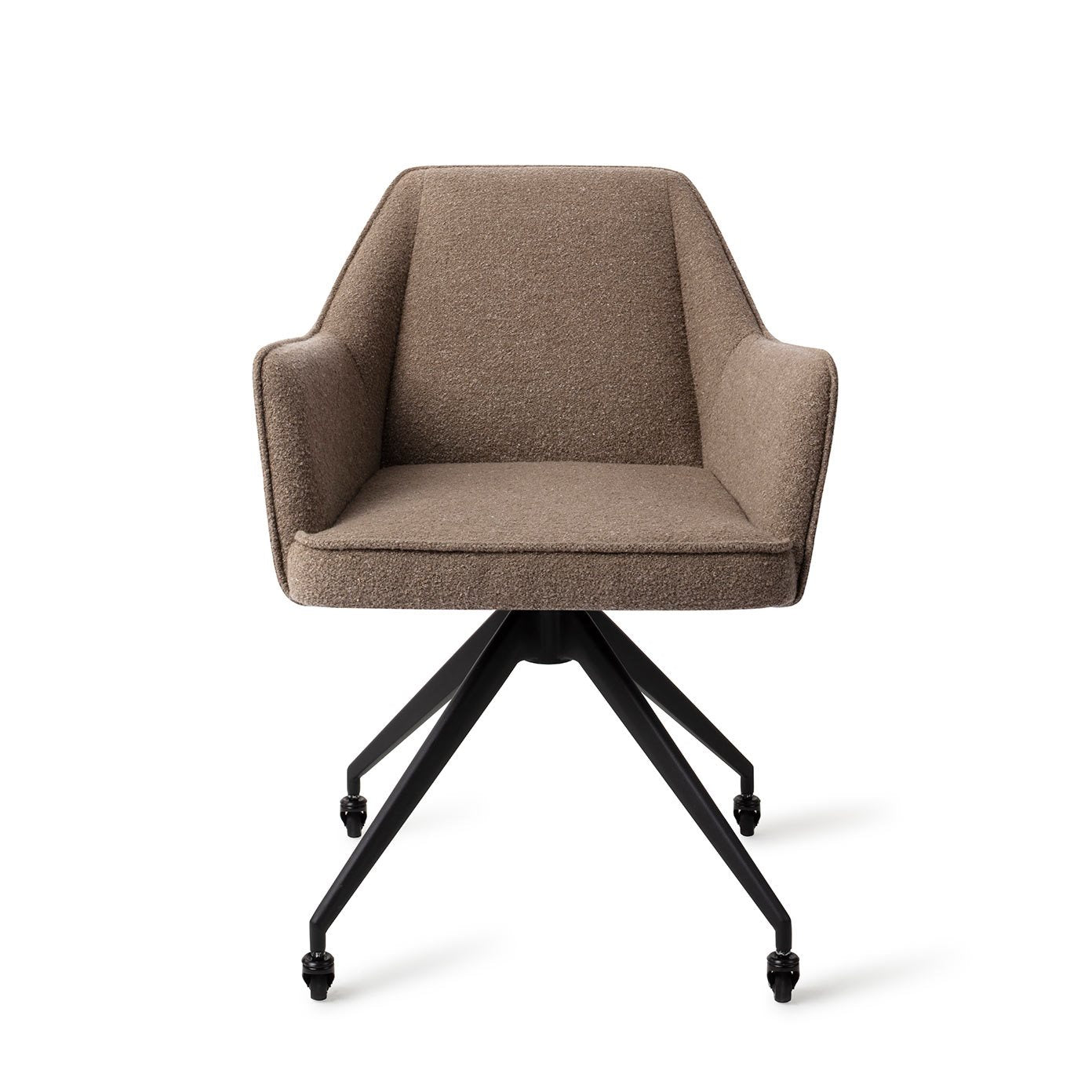 Jesper Home Tome Idaho Potato Eetkamerstoel - Glide Black - KwaliteitWonen.nl