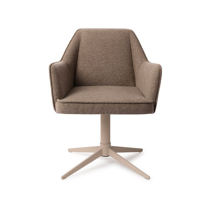 Jesper Home Tome Idaho Potato Eetkamerstoel - Quad Beige - KwaliteitWonen.nl