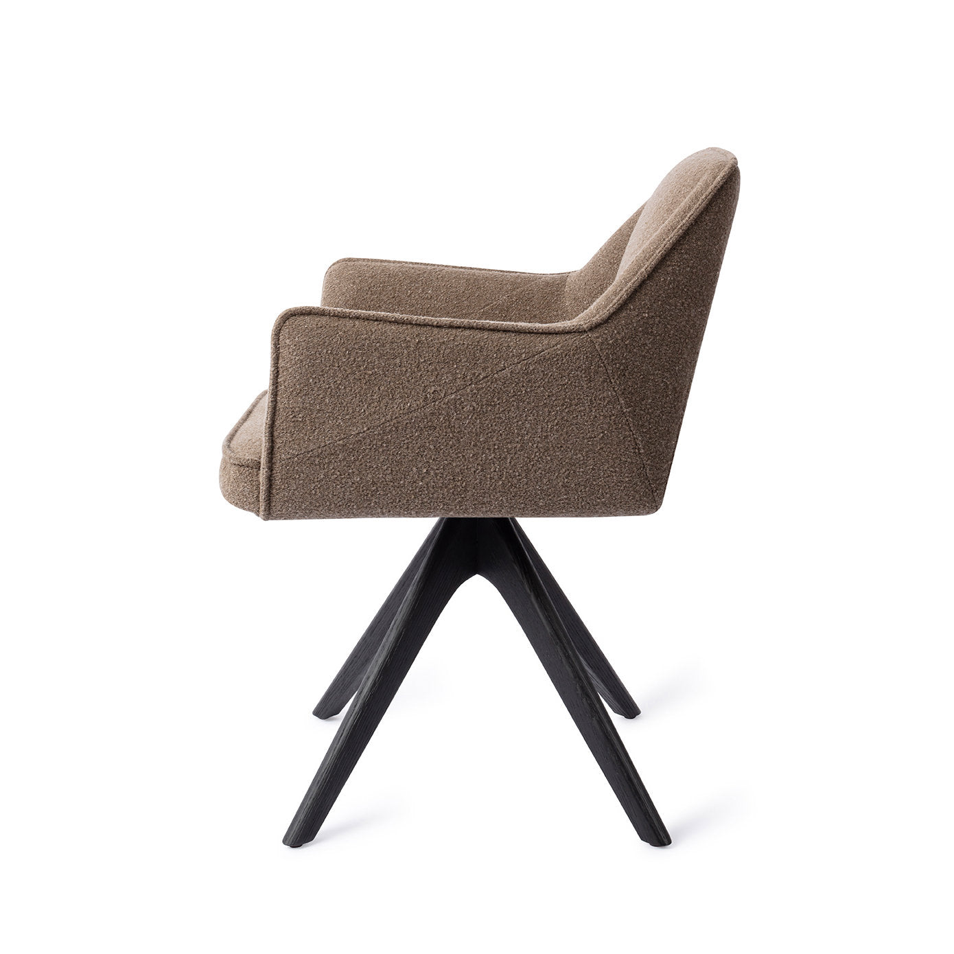 Jesper Home Tome Idaho Potato Eetkamerstoel - Revolve Oak Black - KwaliteitWonen.nl