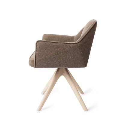 Jesper Home Tome Idaho Potato Eetkamerstoel - Revolve Oak Bleach - KwaliteitWonen.nl