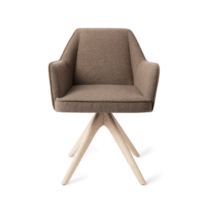 Jesper Home Tome Idaho Potato Eetkamerstoel - Revolve Oak Bleach - KwaliteitWonen.nl