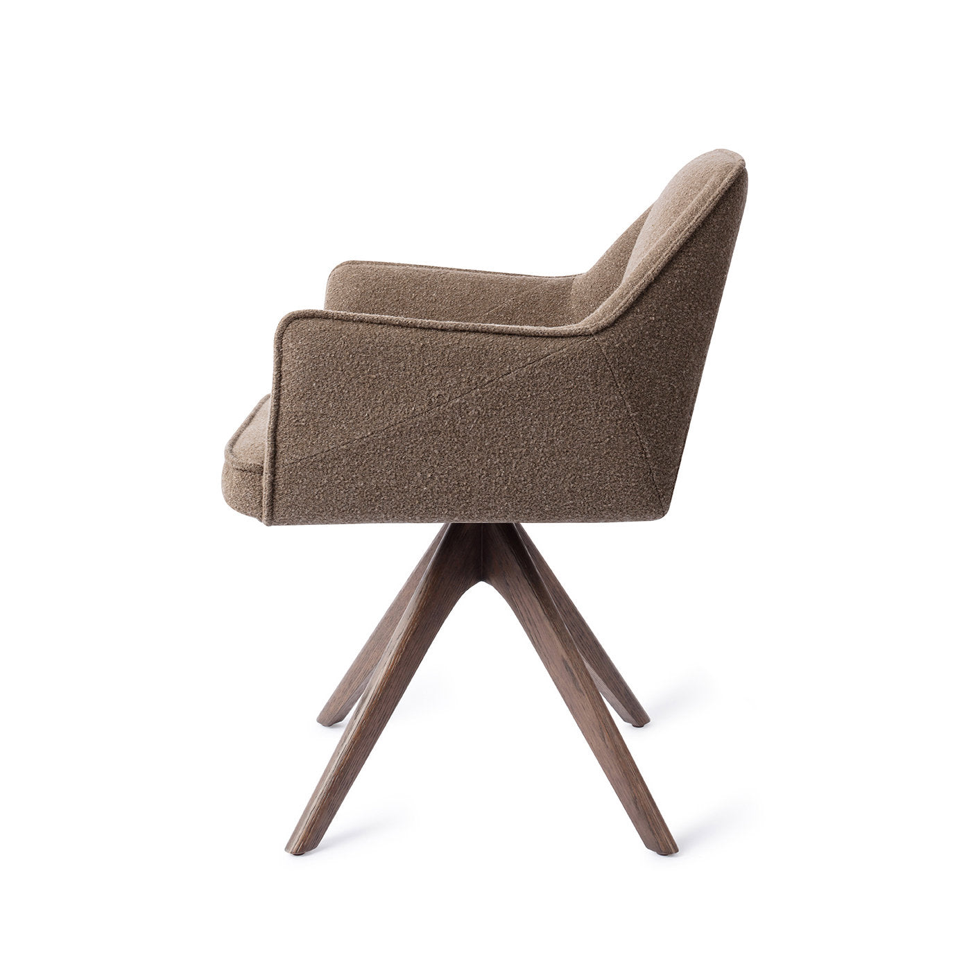 Jesper Home Tome Idaho Potato Eetkamerstoel - Revolve Oak Walnut - KwaliteitWonen.nl