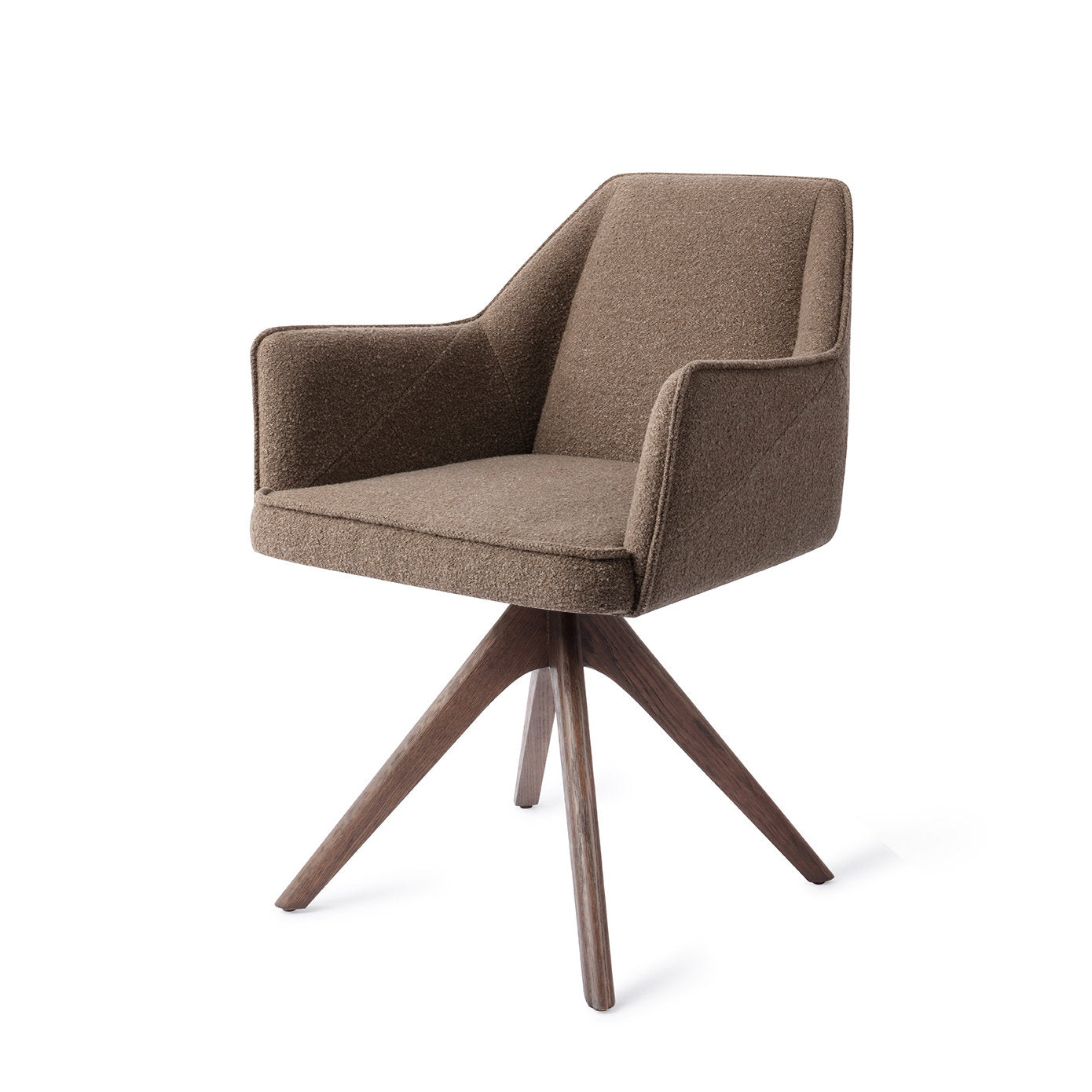 Jesper Home Tome Idaho Potato Eetkamerstoel - Revolve Oak Walnut - KwaliteitWonen.nl