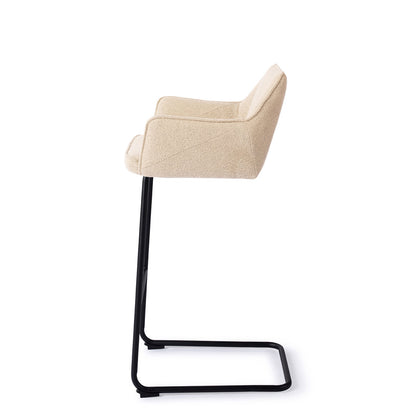 Jesper Home Tome Masai Giraffe Barkruk - Arch Black - KwaliteitWonen.nl