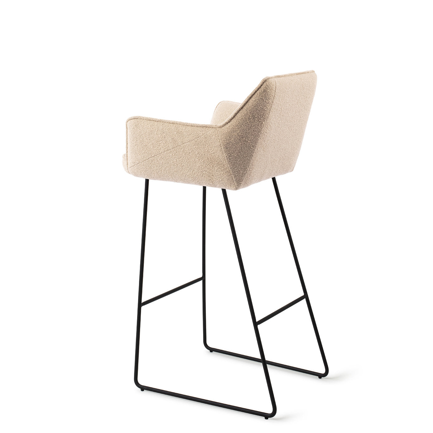 Jesper Home Tome Masai Giraffe Barkruk - Slide Black - KwaliteitWonen.nl