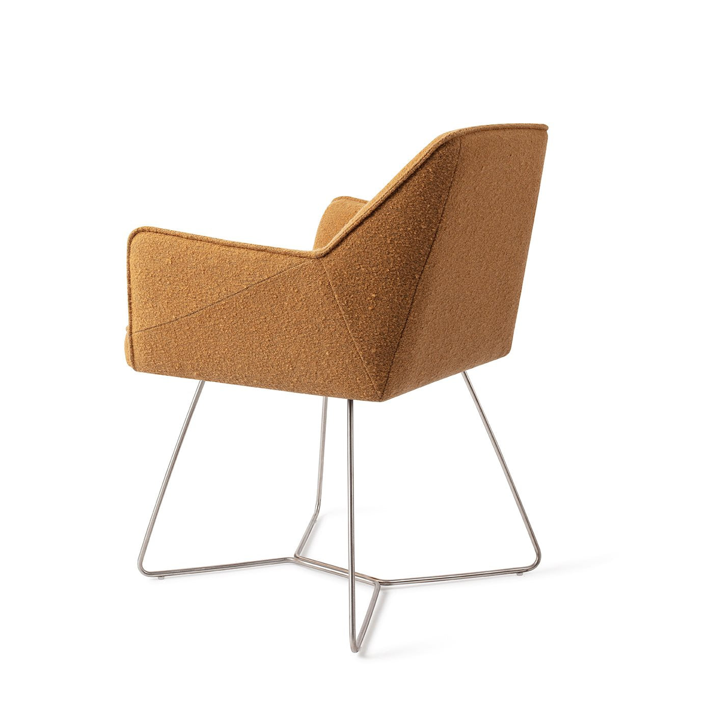 Jesper Home Tome Masai Giraffe Eetkamerstoel - Beehive Steel - KwaliteitWonen.nl