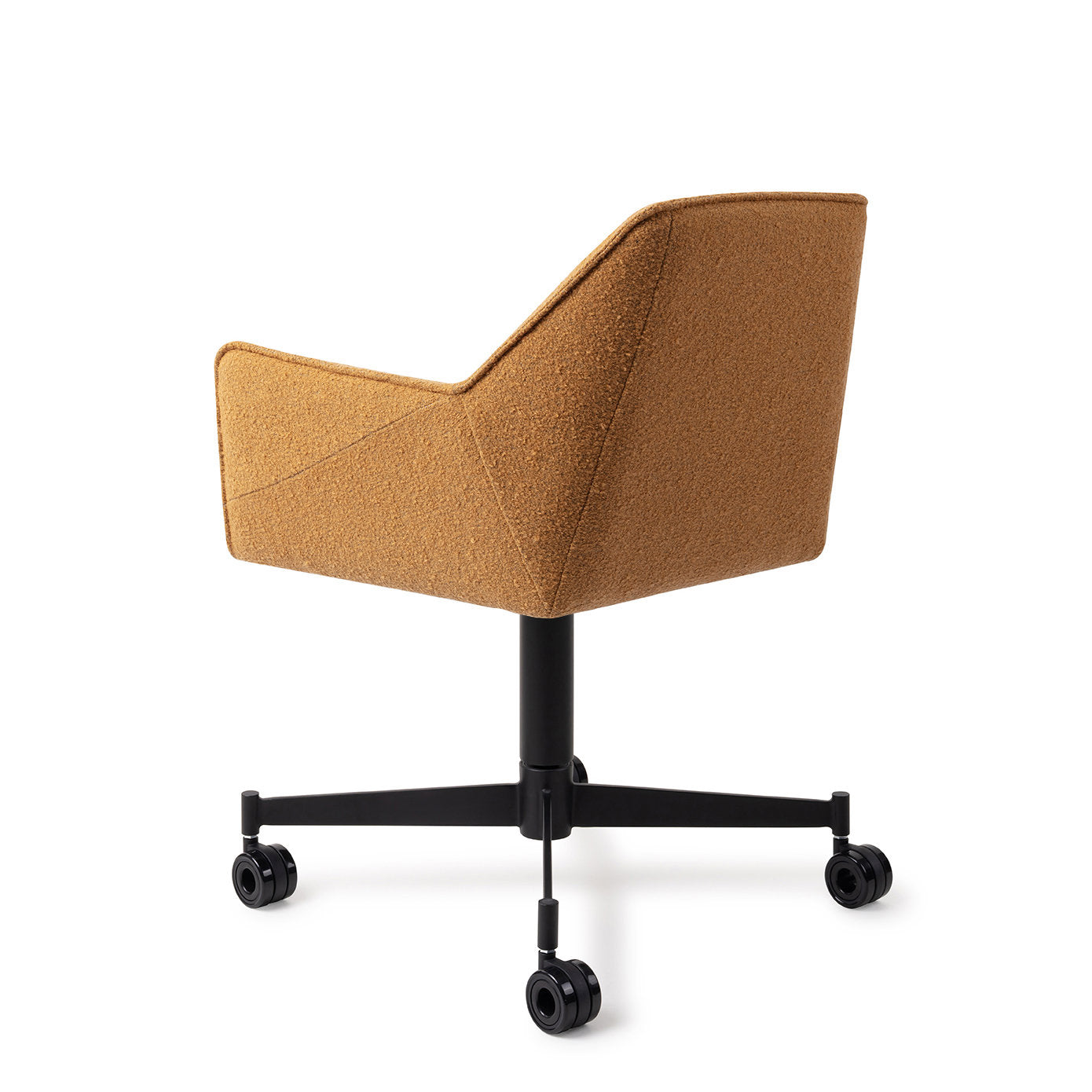 Jesper Home Tome Masai Giraffe Eetkamerstoel - Caster Black - KwaliteitWonen.nl