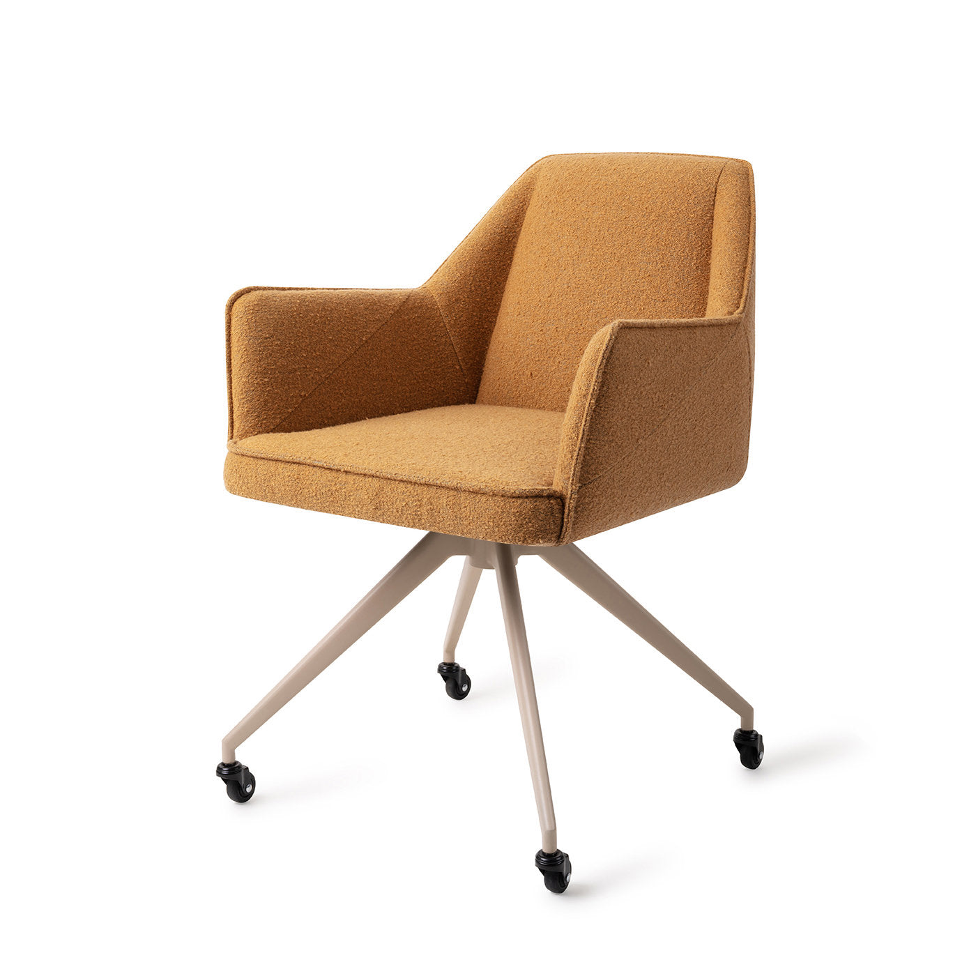Jesper Home Tome Masai Giraffe Eetkamerstoel - Glide Beige - KwaliteitWonen.nl