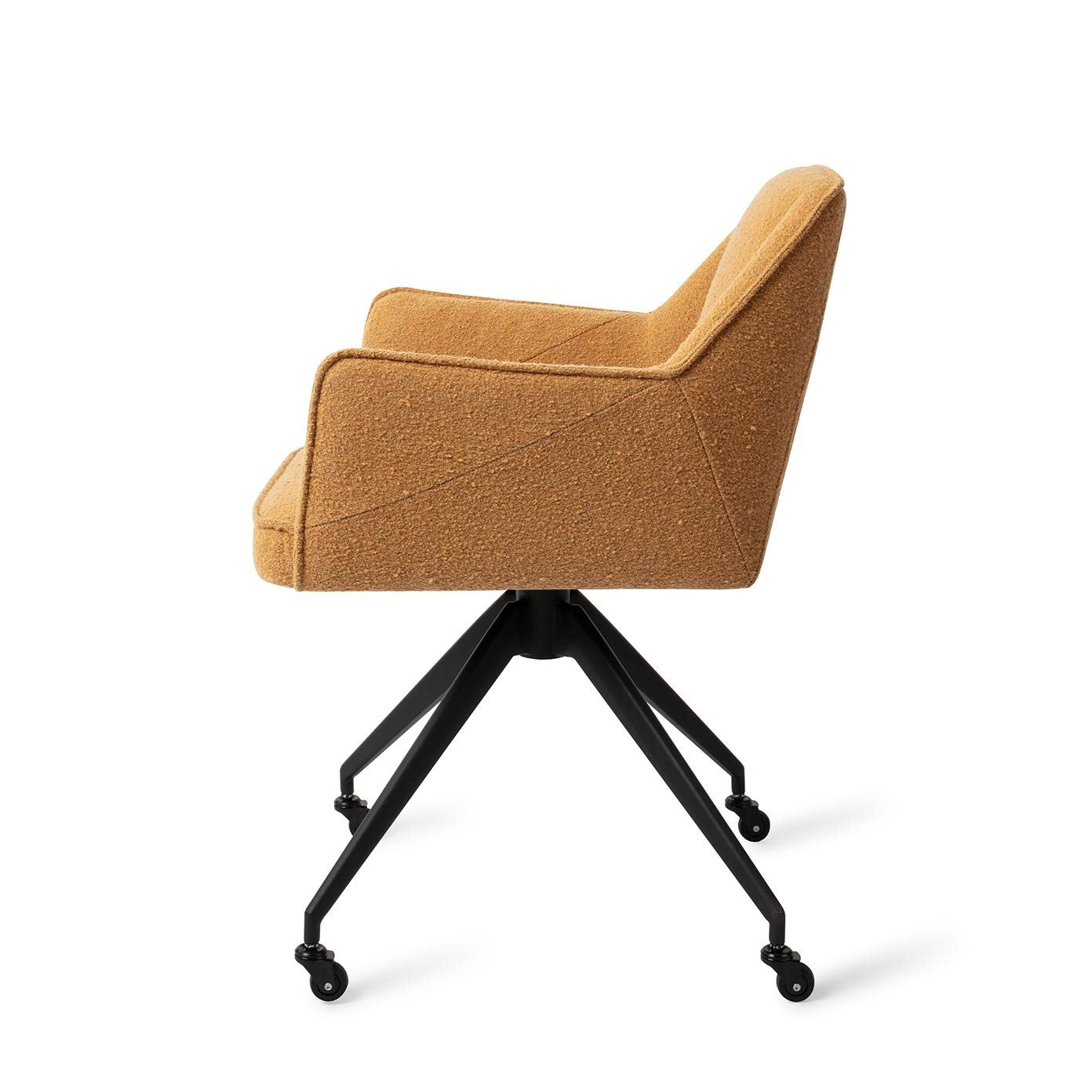 Jesper Home Tome Masai Giraffe Eetkamerstoel - Glide Black - KwaliteitWonen.nl