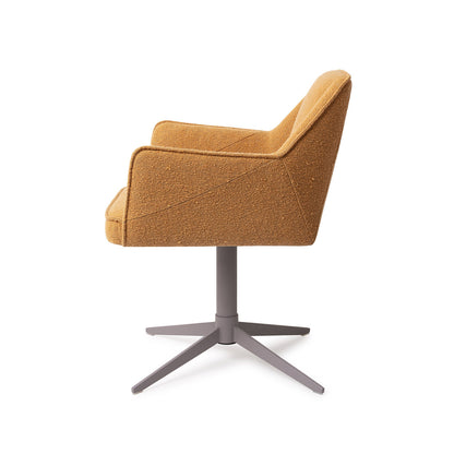 Jesper Home Tome Masai Giraffe Eetkamerstoel - Quad Grey - KwaliteitWonen.nl