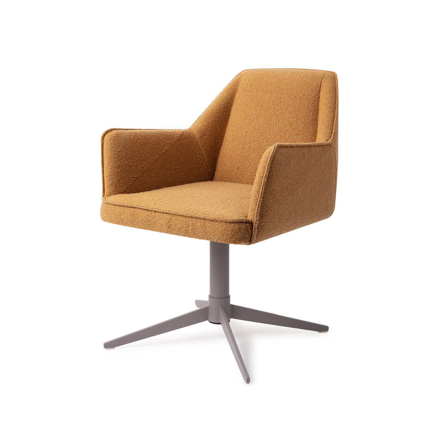 Jesper Home Tome Masai Giraffe Eetkamerstoel - Quad Grey - KwaliteitWonen.nl