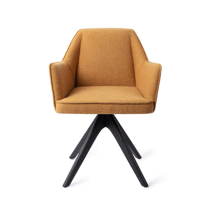 Jesper Home Tome Masai Giraffe Eetkamerstoel - Revolve Oak Black - KwaliteitWonen.nl