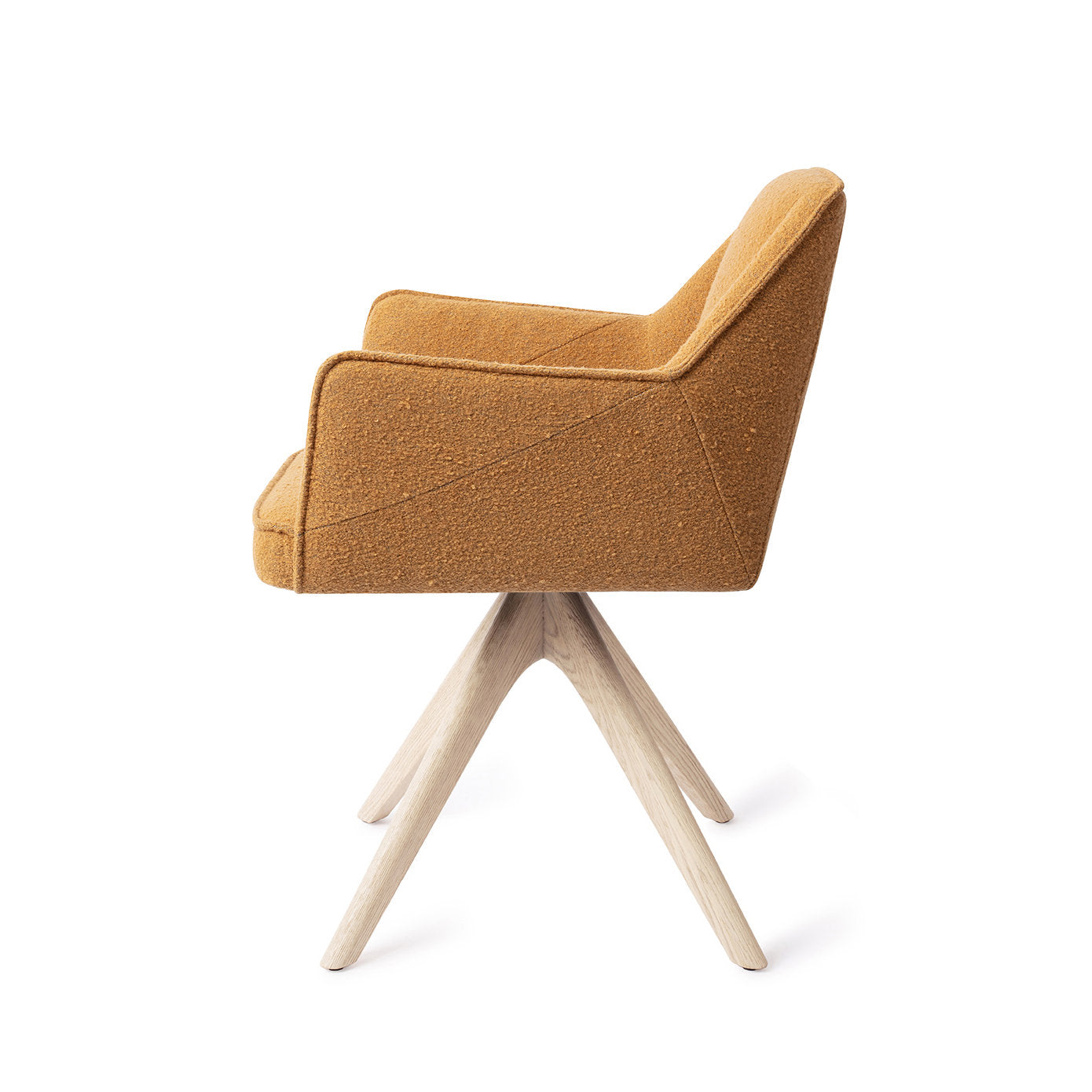Jesper Home Tome Masai Giraffe Eetkamerstoel - Revolve Oak Bleach - KwaliteitWonen.nl