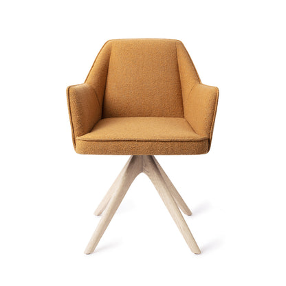 Jesper Home Tome Masai Giraffe Eetkamerstoel - Revolve Oak Bleach - KwaliteitWonen.nl