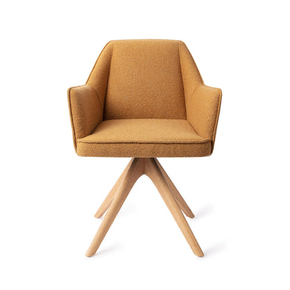 Jesper Home Tome Masai Giraffe Eetkamerstoel - Revolve Oak Natural - KwaliteitWonen.nl
