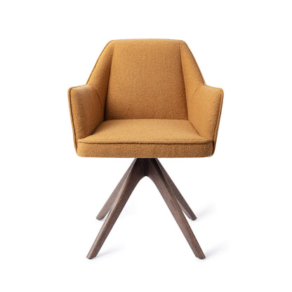 Jesper Home Tome Masai Giraffe Eetkamerstoel - Revolve Oak Walnut - KwaliteitWonen.nl