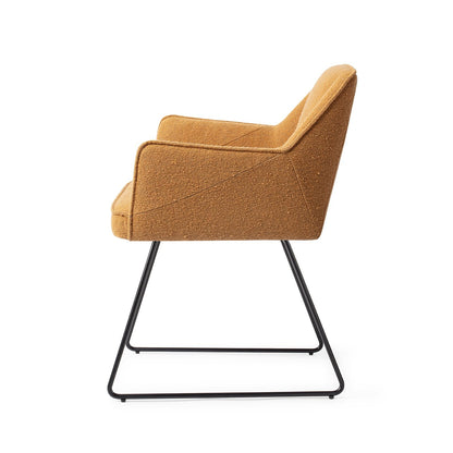 Jesper Home Tome Masai Giraffe Eetkamerstoel - Slide Black - KwaliteitWonen.nl