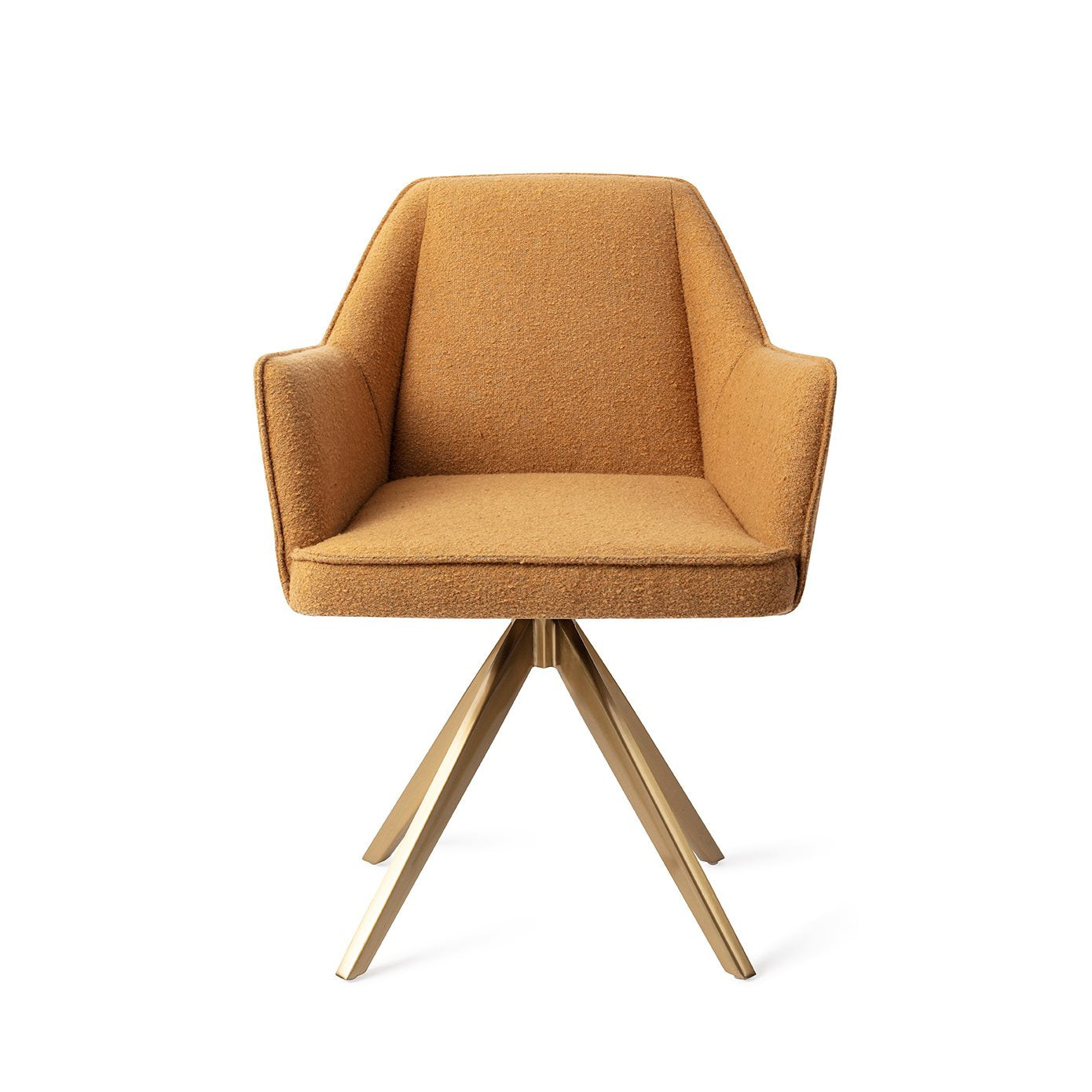 Jesper Home Tome Masai Giraffe Eetkamerstoel - Turn Gold - KwaliteitWonen.nl