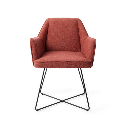 Jesper Home Tome Shabby Saffron Eetkamerstoel - Cross Black - KwaliteitWonen.nl