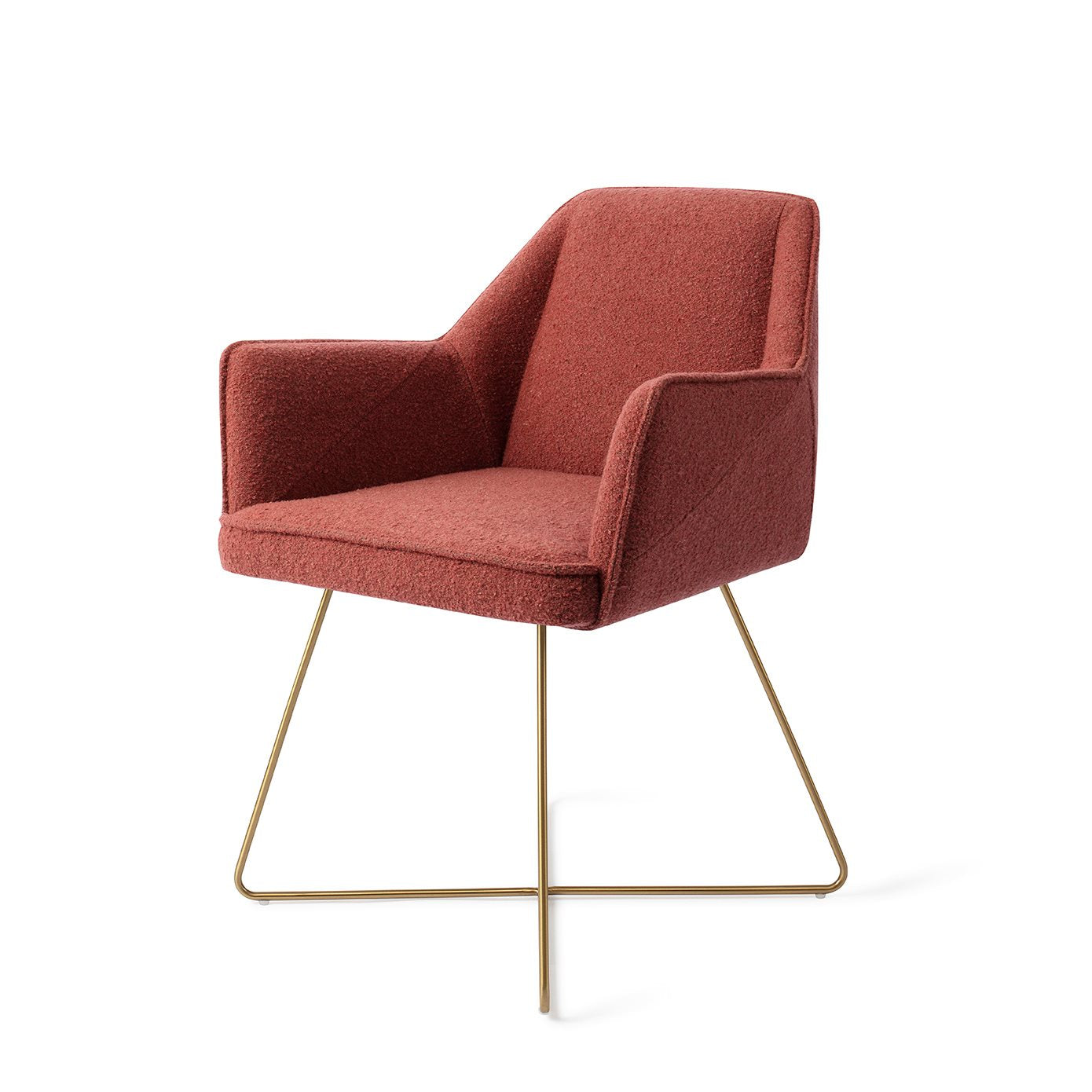 Jesper Home Tome Shabby Saffron Eetkamerstoel - Cross Gold - KwaliteitWonen.nl