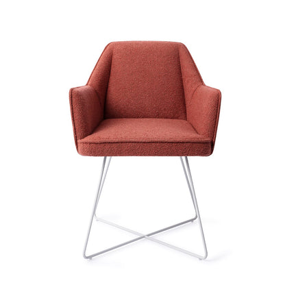 Jesper Home Tome Shabby Saffron Eetkamerstoel - Cross White - KwaliteitWonen.nl