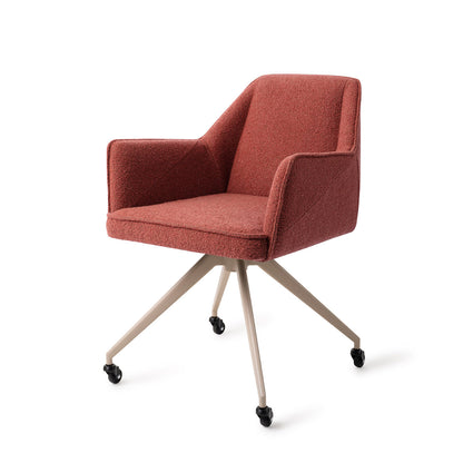 Jesper Home Tome Shabby Saffron Eetkamerstoel - Glide Beige - KwaliteitWonen.nl