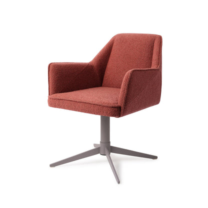Jesper Home Tome Shabby Saffron Eetkamerstoel - Quad Grey - KwaliteitWonen.nl