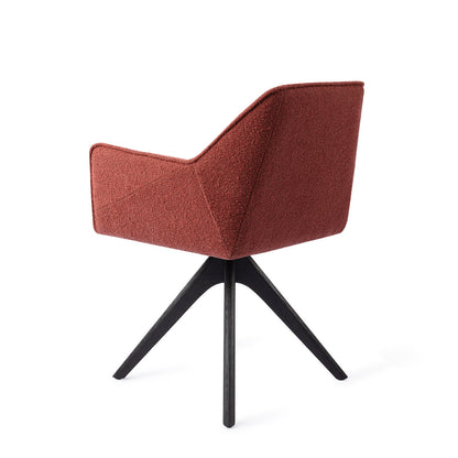 Jesper Home Tome Shabby Saffron Eetkamerstoel - Revolve Oak Black - KwaliteitWonen.nl