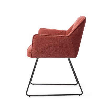 Jesper Home Tome Shabby Saffron Eetkamerstoel - Slide Black - KwaliteitWonen.nl
