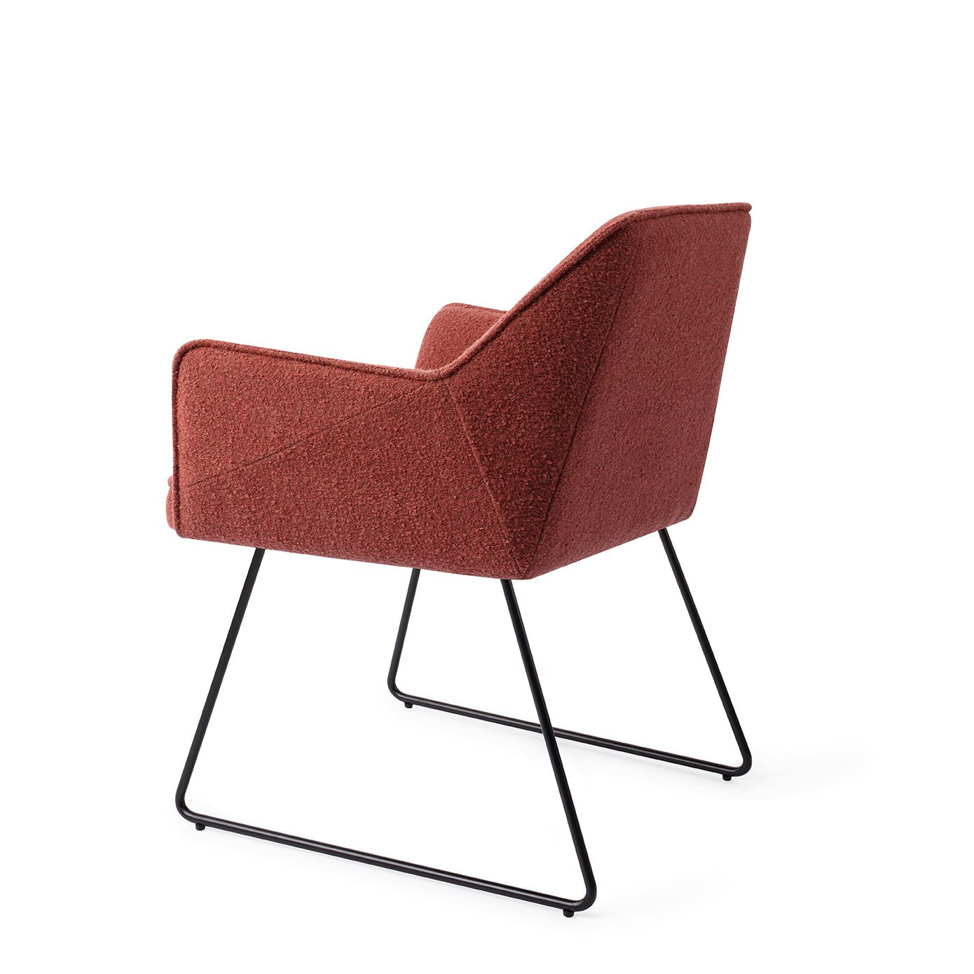 Jesper Home Tome Shabby Saffron Eetkamerstoel - Slide Black - KwaliteitWonen.nl