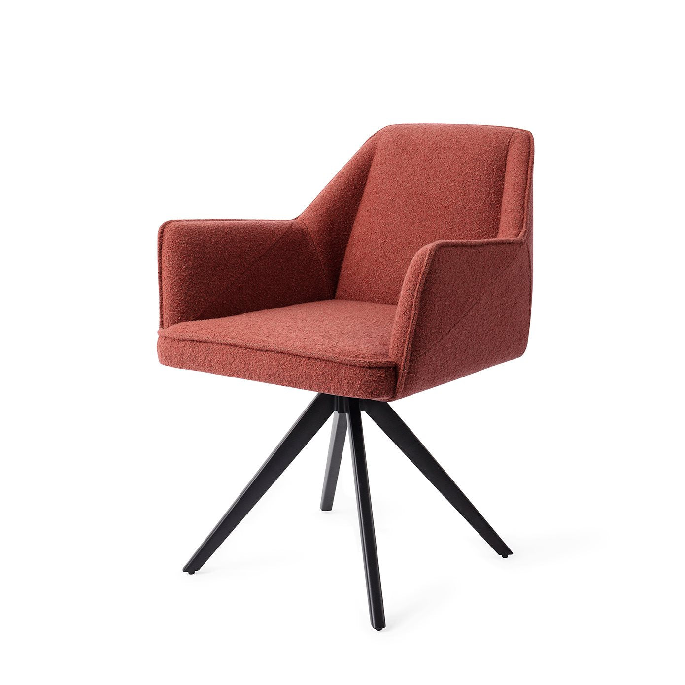 Jesper Home Tome Shabby Saffron Eetkamerstoel - Turn Black - KwaliteitWonen.nl