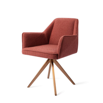 Jesper Home Tome Shabby Saffron Eetkamerstoel - Turn Rose - KwaliteitWonen.nl