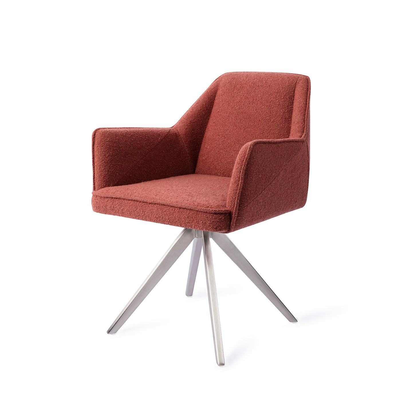 Jesper Home Tome Shabby Saffron Eetkamerstoel - Turn Steel - KwaliteitWonen.nl